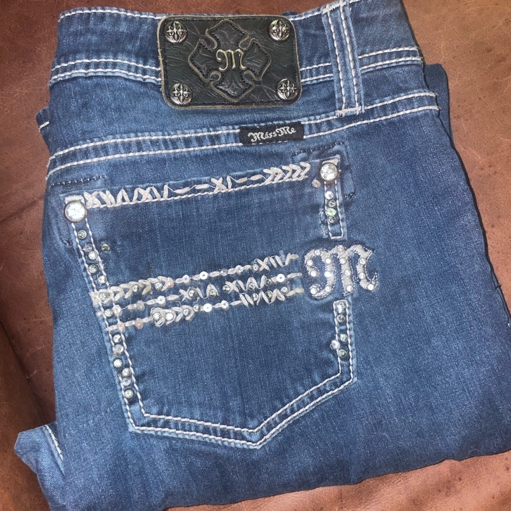 miss me rhinestone jeans